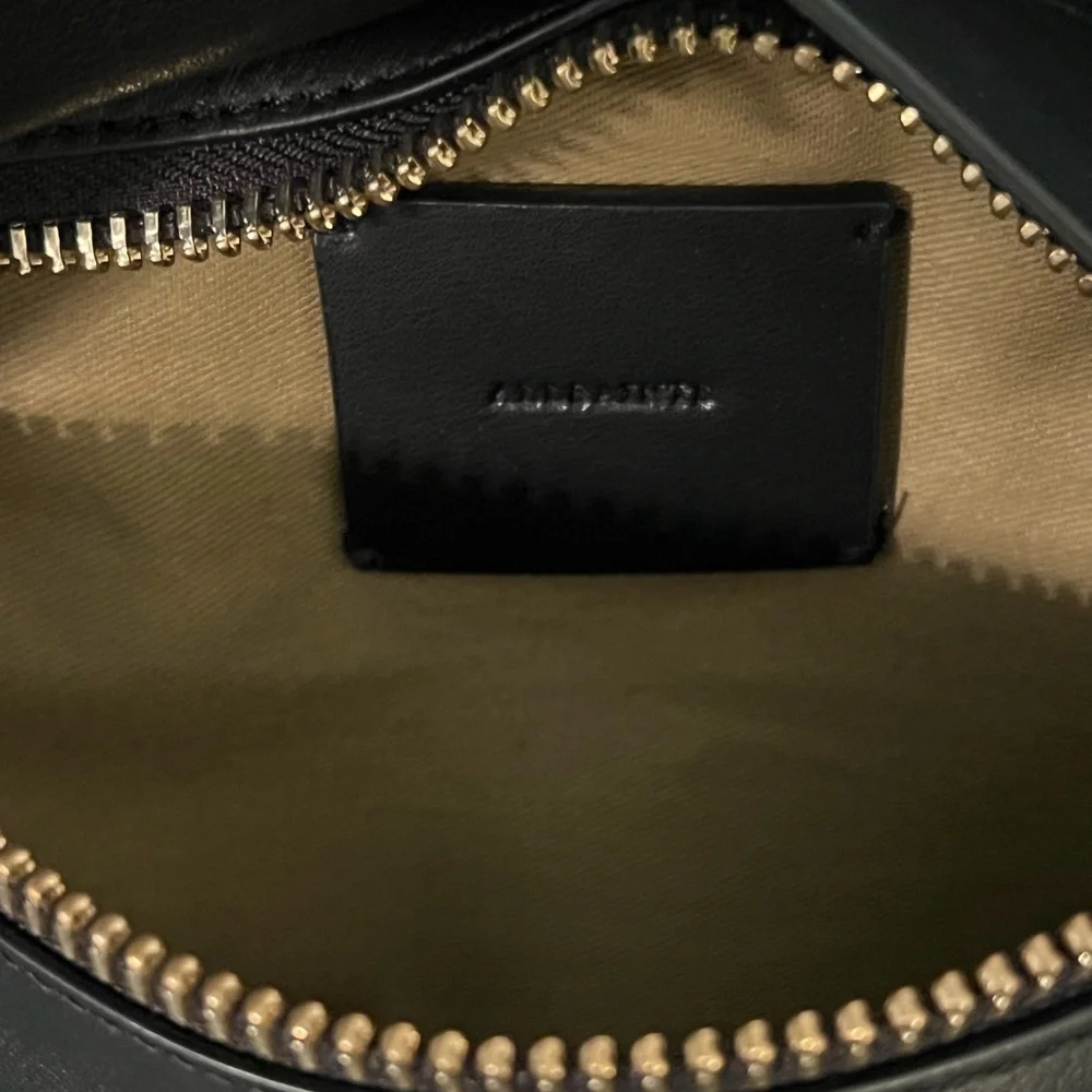 AllSaints Women’s Colette Leather Crossbody bag - black